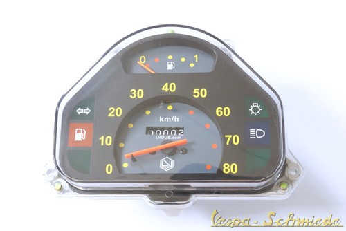 Vespa tacho gelb - vespa,